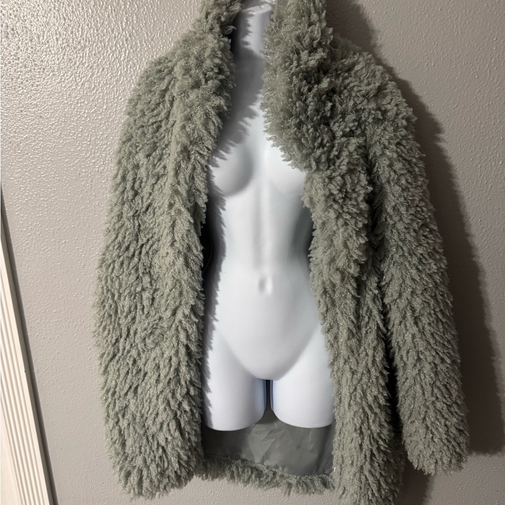 Wild Fable Soft Gray Teddy Jacket